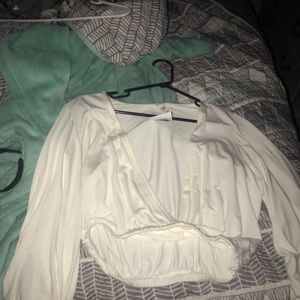 white crop top!!